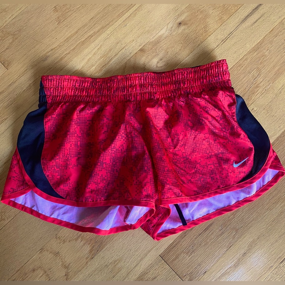 Nike Athletic Dri-Fit Shorts, 2.5” inseam, small pocket on back waistband